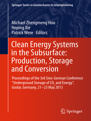 cover image of Clean Energy Systems in the Subsurface